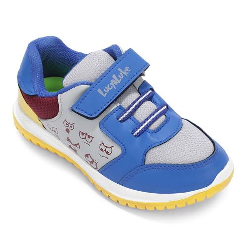 Image of Liberty Lucy & Luke JAMIE-K5E Casual Shoes for Kids - Royal Blue Slip-On Sneakers for Boys & Girls | Memory Foam Insole, Lightweight Everyday Shoes for School, Play, Daycare & Family Outings