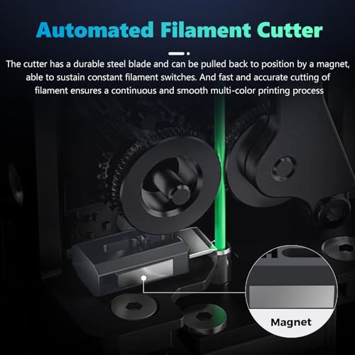 Image of Creality K2 Plus /K2 / K2 Pro Filament Cutter, Original K2 Plus Combo Accessories, Fast Cut Off Filaments, High Durability and Quick Replacement Filament Cutter Module for 3D Printers (5PCS)