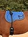 Harrison Howard Breathable Mesh Bareback Pad for Horses Soft Cushion with Matching Fleece Girth Bareback Saddle Pad Champion Blue