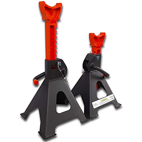 �T�t�@�C�A �W���b�L�X�^���h 3t 2��Z�b�g �Œ��280mm~�ō���415mm 9�i�K���� �W���b�L�A�b�v �X�^���h Jack Stand �Ᏸ ���`�F�b�g�� �v �W���b�L�_�E�� ���W�b�h���b�N �R���p�N�g �^�C������ �I�C������ �W���b�L �Œ� �^�C