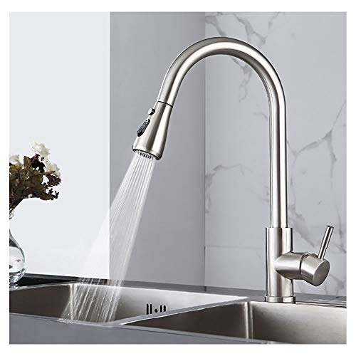 VENTCY Robinet Cuisine Douchette,Rotatif à 360 degrés Rallonge Robinet Cuisine 70CM, avec 3 modes de sortie de l'eau Flexible Robinet Douchette Inox, Robinet Evier de Cuisine Professionnel