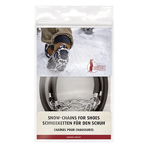 Comfort Concept Schneeketten für Schuhe, Gleitschutzketten, für sicheren Halt bei Schnee, Schneeglätte und Eis, Made in Germany, 1 Paar Cover