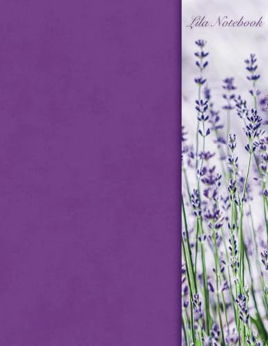 Lila Notebook: Lined Journal, College Ruled | 8.5 x 11 Inches – 100 Pages for Daily Writing, Journaling, Note Taking, Work, School, Note Taking or Business