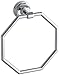 KOHLER K-13112-CP Pinstripe Bathroom -Towel Ring, Polished Chrome