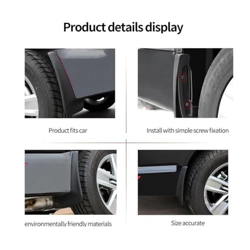 Guardabarros de alta resistencia para Leapmotor C10 2024: juego de salpicaderas completo 7