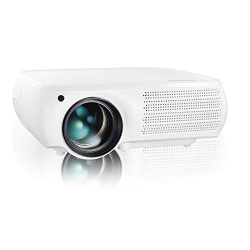 Gzunelic 16000 Lux / 650 Ansi Lumens Solid Native 1080P Led Video Projector ± 50° 4D Keystone X/Y Zoom 10000:1 Contrast Full Hd Home Theater Lcd Proyector Built In Hi-Fi Stereo Sound Box #TOP10