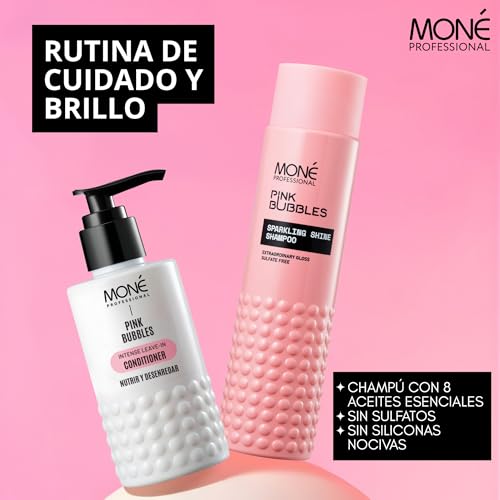 MONÉ PROFESSIONAL - Acondicionador Sin Aclarado - Leave in conditioner - Acondicionador pelo seco dañado - Pelo rizado - Desendesenredante pelo - Brillo - Protección - 150 ml - imagen 7