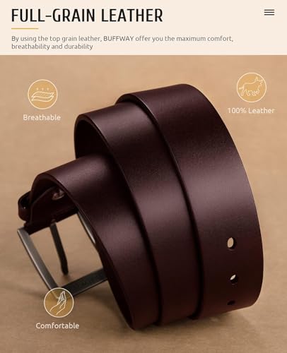 Image of Urban alfami Genuine leather Belt for Men formal, TMCH-12