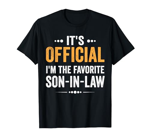 Vintage Funny Favorite Son-In-Law From Father Mother-In-Law Camiseta