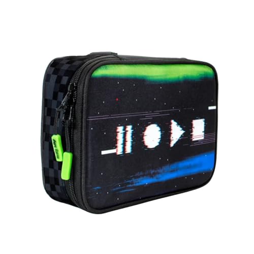 Estojo Box Escolar College Game Glitch