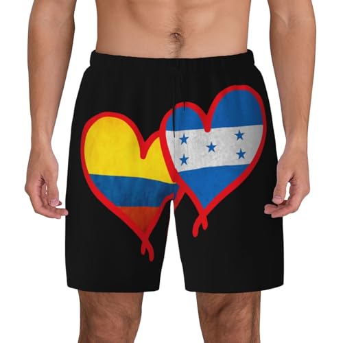 Maillot de bain quick dry homme imprimé Honduras et Nicaragua pour le sport