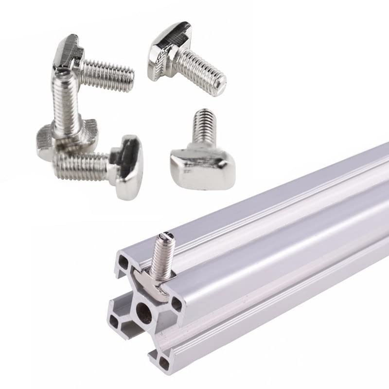 50pcs/lot M5 M6 M8 T Bolt Screws for European Standard Aluminum Profile Accessories T-Screw T-Shaped Hammer Bolt 20/30/40/45