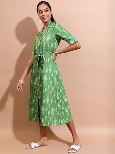 Image of Vishudh Women's Casual Dress | Comfortable Everyday Wear for All Occasions | Chic & Versatile Fashion for Women