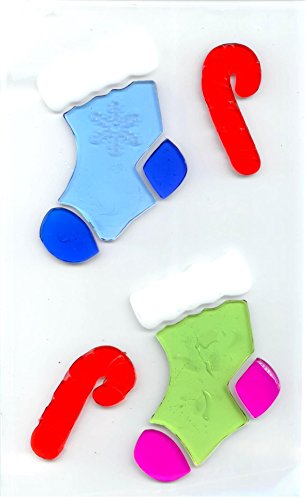 Big City Bargains Christmas Window Gel Art - 6 Sets #TOP4