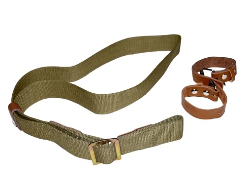 Mosin Nagant M38 M44 M91/30 Rifle Canvas Carry Sling, Khaki