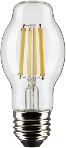 Satco 6Pk 8w BT15 LED 5000K base mediana regulable - 60w equiv