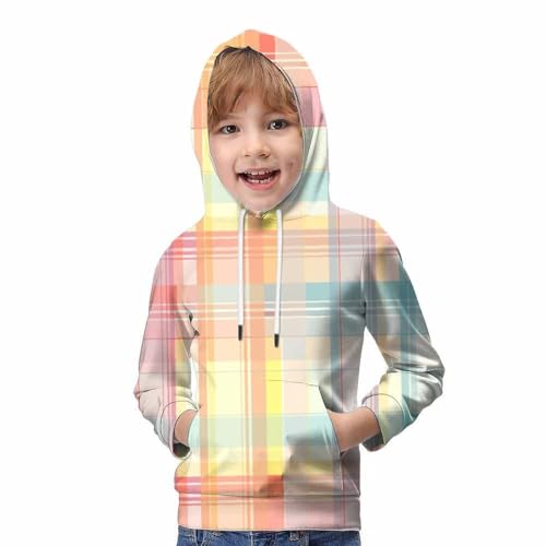 Sweat à capuche imprimé 3D Schéma de Couleurs 9 : cadeau idéal 7-9 ans
