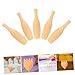 YARNOW 10pcs Bowling Table Bowling Party Decorations Bowling Pin Tabletop Mini Bowling Balls for Bowler Bag Pins Bowling Accessory Bowling Supply Plastic Beige