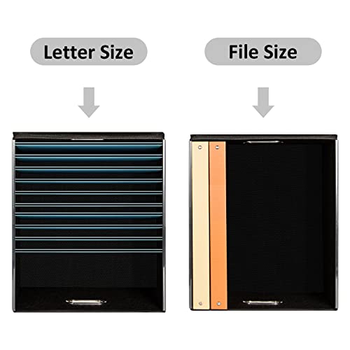 Tianse Portable File Storage Box With Lids, Foldable Linen Decorative File Organizer Box, Storage For Letters, Legal Documents, Office Documents, Books, Suit For Office Or Home (Grey-1 Pack) #TOP5