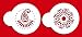 Designer Stencils C395 Mehndi Cookie Stencil Set, 2-Inch, Beige/Semi-Transparent