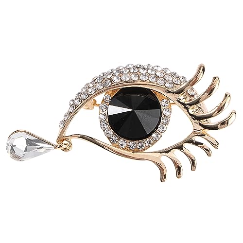 Broche fleur de luxe élégante sertie pour corsage de veste chic