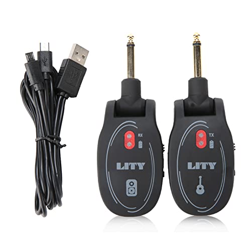 Receptor Transmissor Recarregável Do Sistema Universal Sem Fio Da Guitarra Elétrica Para Guitarra, B