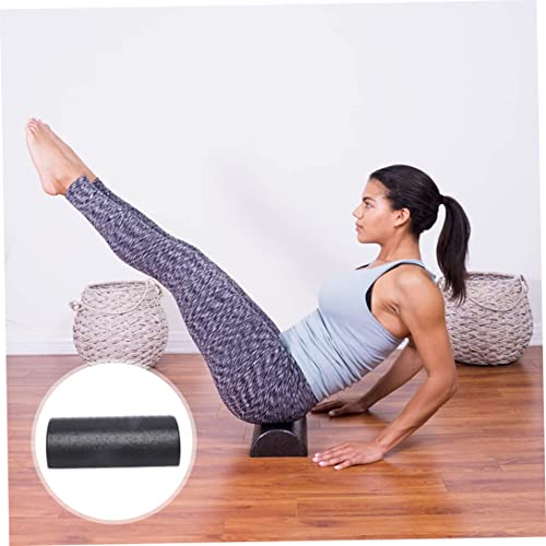 Fitness Foam Roller Half Round Foam Roller Yoga Foam Roller, Half Round Foam Roller Muscle Massager Muscle Roller para casa y gimnasio 30cm Negro miniatura 6