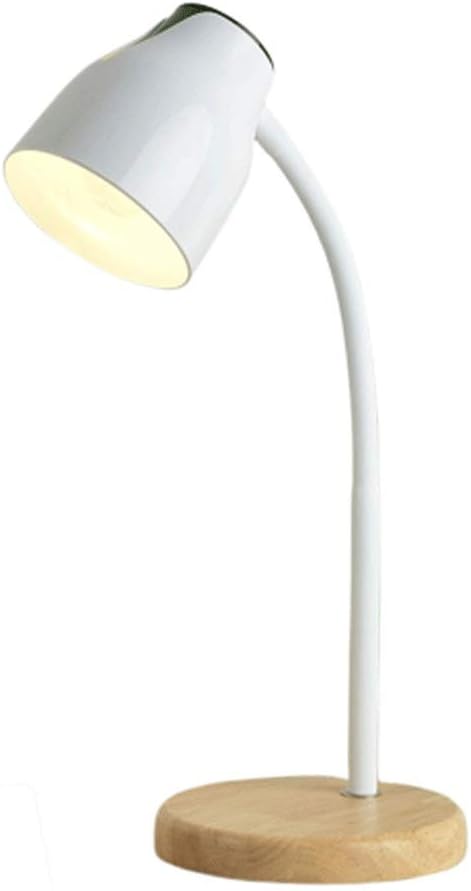 デスクランプ Led電気スタンドライトカラーかわいい新鮮で柔軟なグースネックブルー木製テーブルランプ適した研究ベッドベッド読書ランプ 電気スタンド Color B B09kc4sj1k Dh4