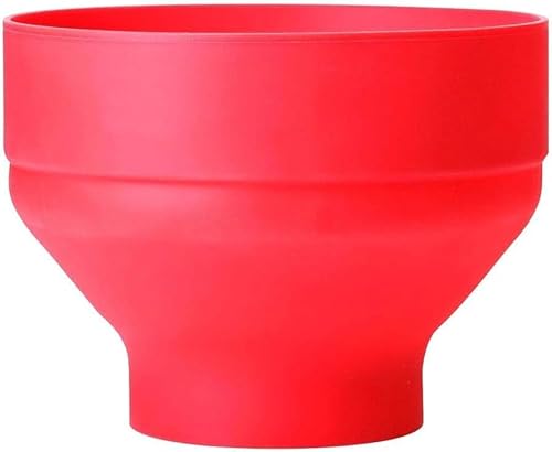 Pipoqueira de Silicone para Microondas Pipoca Dobrável Sem Óleo Com Tampa BPA Free Lavável Balde Ant