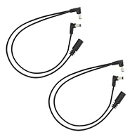 Package List: You will receive 2 pieces of the 1 to 2 guitar pedal power supply. Enough quantity to meet your use and replacement needs. Size Details: The guitar pedal power cables measure about 80cm/31.5in in total length and 40cm/15.75in between co...