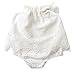 Colorful Childhood Newborn Baby Romper Girls Jumpsuit Infant Bodysuit Tutu Lace Dress Clothes Outfit White Size 12-18 Months