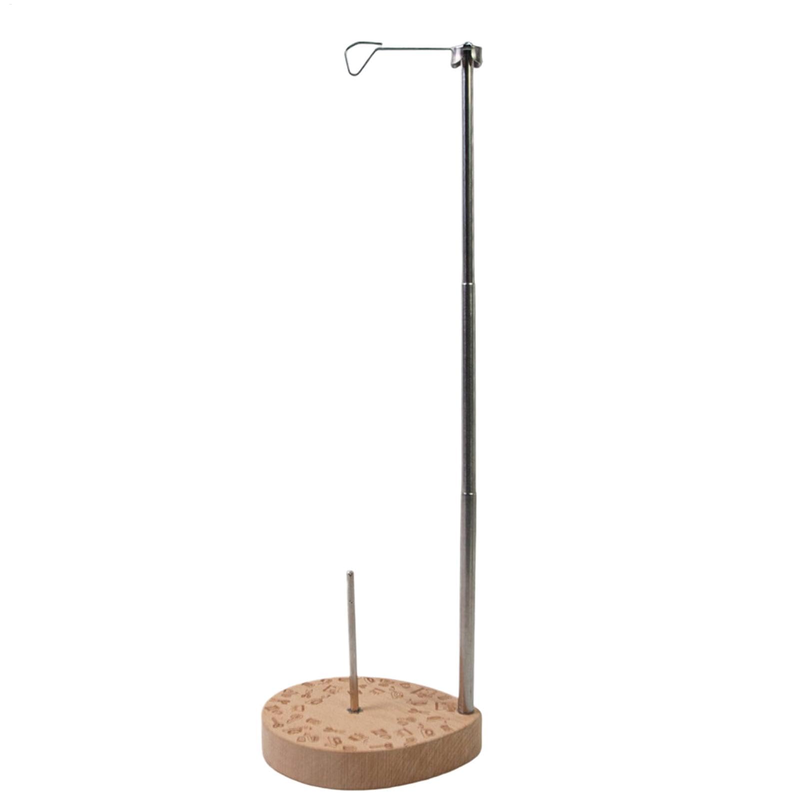 Soporte de carrete ajustable en altura para evitar enredos en hilos de bordado