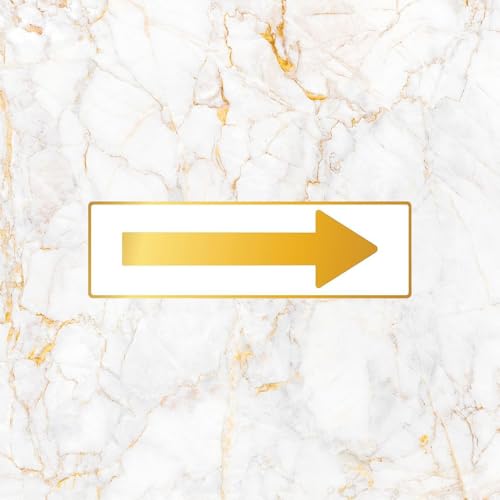 Image of CVANU 1pc Arrow Acrylic Sign Board for Office /Business /Hospital Sign SelfAdhesive Board c40