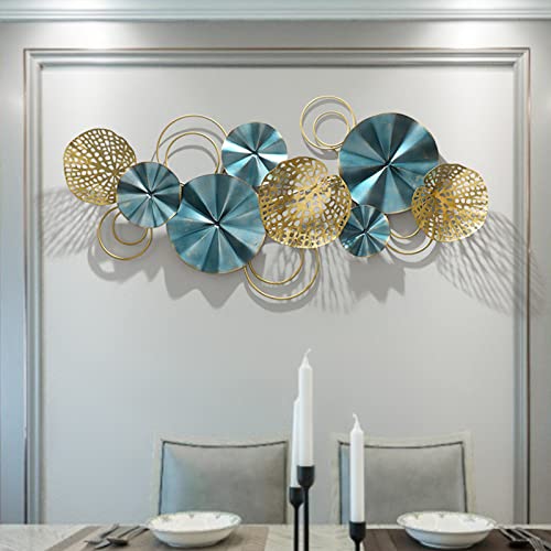 Kedam 3D Wall Decor Metal Art Decor Wall Sculpture For Living Room Porch Room Bedroom Modern Art Decoration 46.5X22.8 Inches #TOP2