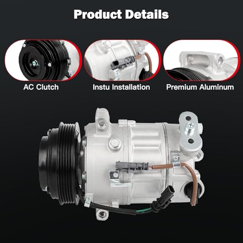 Image of CCIYU AC Compressor w /Clutch for Buick Regal 2.4L 2012-2013