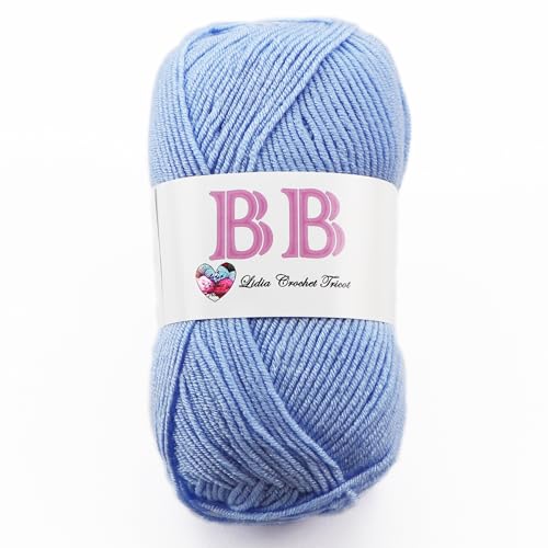 BB  hilo de lana bebé anti pilling, lana acrílico, hilo de tejer, hilo de ganchillo (100 gr/ovillo ; 16 colores) (empresa española/envío desde España) (04)
