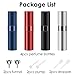 Saiveina 8ml Travel Atomizer Bottles, Refillable Mini Fragrance Bottles, Empty Cologne Sprayer, Pocket Perfume Dispenser (4 Pack)