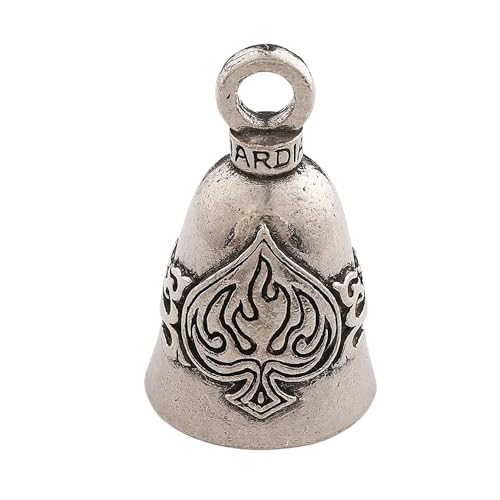 Image of Guardian Bell Good Luck Bell w /Keyring & Black Velvet Bag | Motorcycle Bell | Lead-Free Pewter | Made in USA