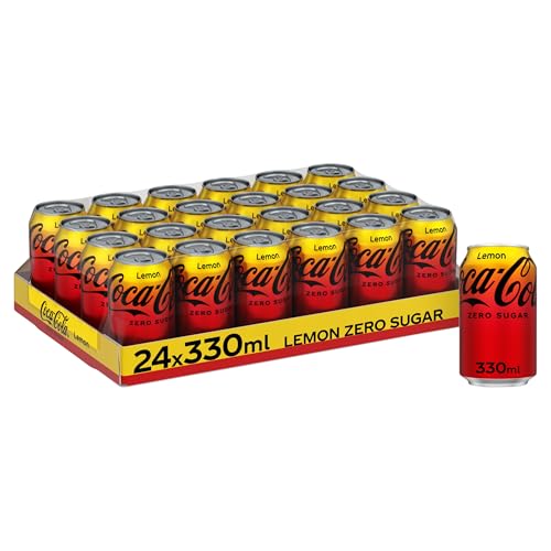 Coca Cola Zero Sugar Can Lemon 330 ml (Pack of 24)