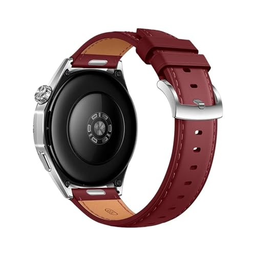 [PLYYQZM] HUA WEI �ɍ��� WATCH GT 6�p22mm���U�[�o���h�AGT4 GT5 GT6Pro�p46mm �ɍ��� �u���X���b�g�A�����p���X�g�o���h�A�N�Z�T���[�ɓK��(Red,For Watch 5 46mm)