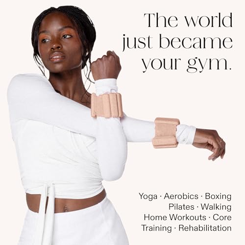 Image of Bala Bangles Wrist & Ankle Weights for Women & Men - Adjustable Weighted Bands - Soft Silicone Arm & Leg Weights for Pilates, Yoga, Walking, Barre, Home Workout & Strength Training Exercise