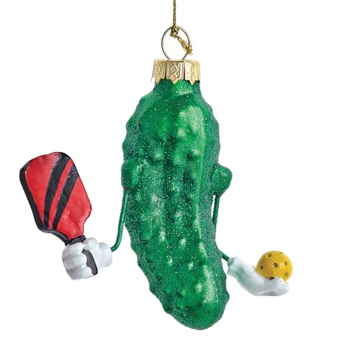 Pickleball Cucumber Ornament by Kurt S. Adler, Inc.