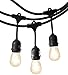 AmazonBasics PL200-48-BLK Patio String Light, 48 Feet, Black