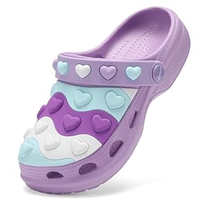 Kid’s Girls Boys Clogs Garden Shoes Slip on Slides Children Sandals Slipper Beach Water Shoes for Indoor Outdoor