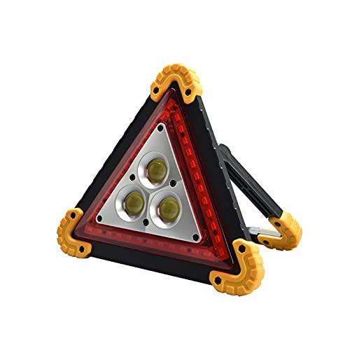 Barton Outdoor Red Emergency Roadside Safety Light with Charging Port