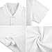Custom Polo Shirts for Men Design Your Own Golf Jersey Personalized Print Image Text White Large