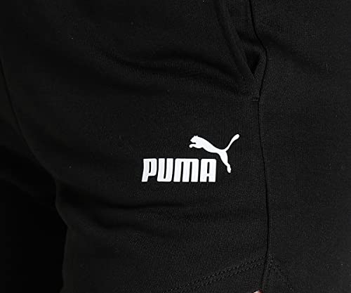 Image of Puma Women's ESS High Waist Shorts | Comfortable Cotton-Blend High Waist Knitted Shorts for Women | Ribbed Waistband | Ideal for Gym, Travel & Everyday Wear