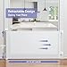 Retractable Baby Gates No Drilling, PRObebi Retractable Dog Gate for The House Extends to 54