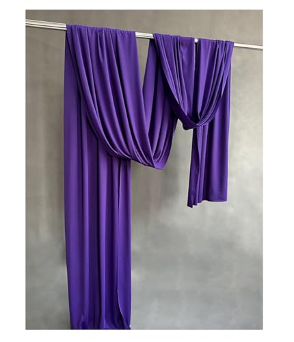 Tissu extensible en soie de lait pour rideau de fond de mariage et anniversaire 85x2000cm