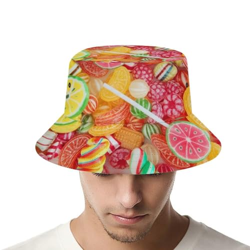 Image of Food Golden Corn Bucket Hats Unisex Washed Cotton Lightweight Outdoor Summer Beach Sun Hats Men Women Bucket Hat for Travel